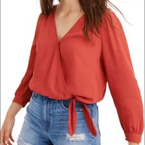 Madewell wrap top
